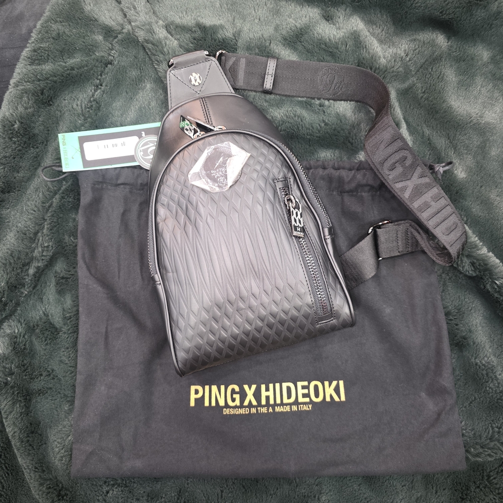 Ping X Hideoki Black Men's Sling Bag